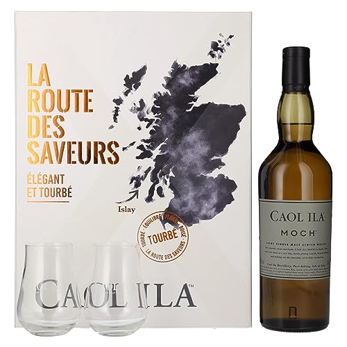 Caol Ila MOCH La Route des Saveurs Set 43% Vol. 0,7l in Geschenkbox mit 2 Gläsern von Caol Ila