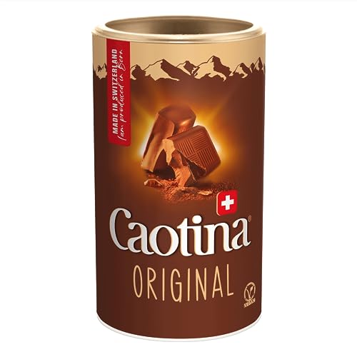 Caotina Original Trinkschokolade - Kakao-Pulver für heiße Schokolade mit echter Schweizer Schokolade - feinster Cacao nachhaltig und zertifiziert (1 x 500g) von Caotina