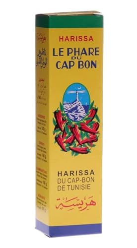 Harissa La Flamme du CAP BON SEHR SCHARF CHILI Paste 140 Gramm Tube von Cap-Bon