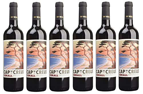 6x 0,75l - 2019er - Cap de Creus - Corall - Empordà D.O. - Spanien - Rotwein trocken von Cap de Creus