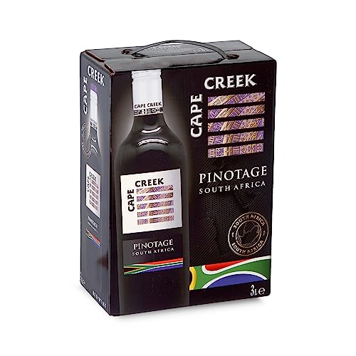 Pinotage - Cape Creek - Bag-in-Box 3L - Rotwein trocken aus Südafrika (1x3l) von Cape Creek
