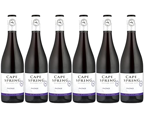 Cape Spring - Rotwein Pinotage Rouge Afrika (6 x 0.75 l) von Cape Spring