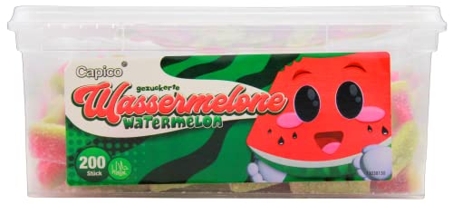 Capico gezuckerte Fruchtgummi Wassermelone Halal, 3er Pack (3 x 1 kg) von Capico