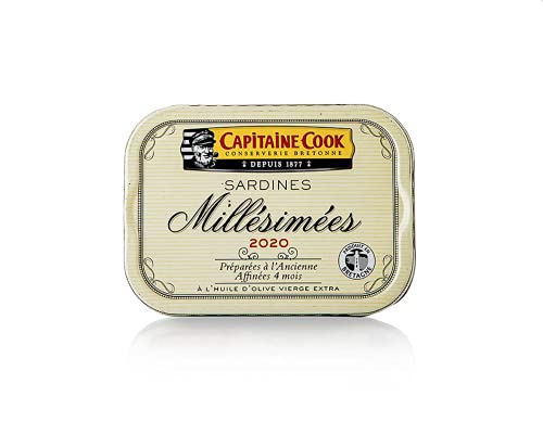 Sardinen, ganz, in Olivenöl, Jahrgang 2020, Frankreich, Capitaine Cook, 115 g Sardinen, ganz, in Olivenöl, Jahrgang 2020, Frankreich, Capitaine Cook, 115 g von Capitaine Cook