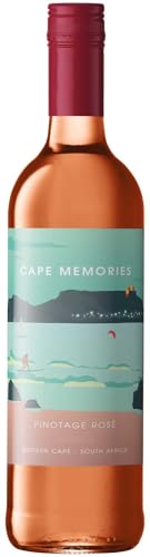 Cape Memories Pinotage Rosé 2022 | Trocken | Roséwein aus Südafrika (0.75l) | Unbeschwerter Weingenuss von Capreo