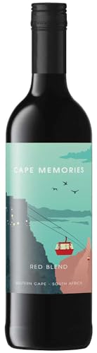 Cape Memories Red Blend 2021 | Trocken | Rotwein aus Südafrika (0.75l) | Unbeschwerter Weingenuss von Capreo
