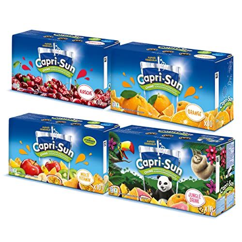 Capri Sun Probierpaket 1 Kirsch, Orange , Multivitamin, Jungle Drink von Capri Sonne