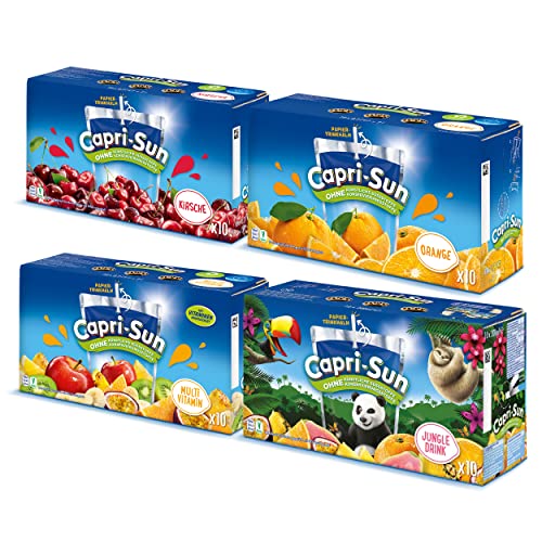 Capri Sun Probierpaket 1 Kirsch, Orange , Multivitamin, Jungle Drink von Capri-Sun