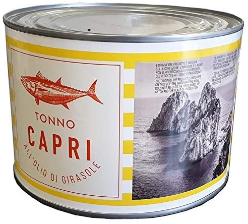 Thunfisch in Sonnenblumenöl 1730g - Capri - 3 Stück Karton von Capri