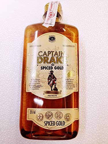 Captain Drake Spiced Gold 1 Liter Plastikflasche 35% Alkohol von Captain Drake