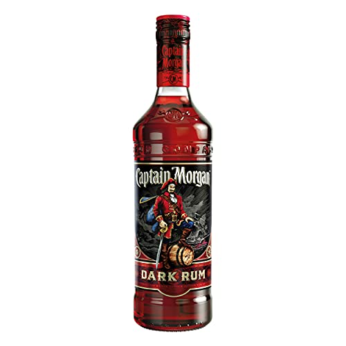 Captain Morgan Dark Rum, 6er, Braun, Alkohol, Alkoholgetränk, Flasche, 40%, 700 ml, 735418 von Captain Morgan