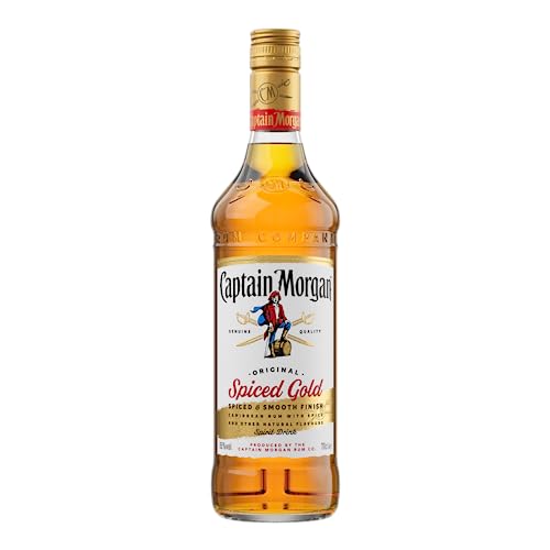 Captain Morgan Original Spiced Gold | Blended Rum | Karibischer Geschmack | 35% vol | 700ml Einzelflasche | von Captain Morgan