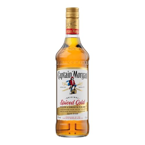 Captain Morgan Original Spiced Gold | Blended Rum | Karibischer Geschmack | 35% vol | 1000ml Einzelflasche | von Captain Morgan