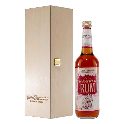 Captain Sparrow Übersee Rum 40% mit Geschenk-HK Captain Sparrow Übersee Rum 40% mit Geschenk-HK von Captain Sparrow
