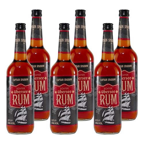 Captain Sparrow Übersee Rum 54% (6 x 0,7L) von Captain Sparrow