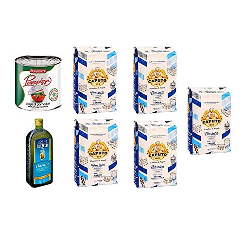 Caputo STARTER Kit PIZZA Napoletana margherita Torrente De cecco Olivenöl von Caputo