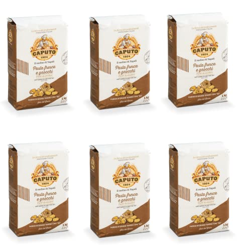 Farina Molino Caputo Pasta Fresca e Gnocchi Napoli Mehl "0.0 cm, 1 kg, 6 Stück von Caputo