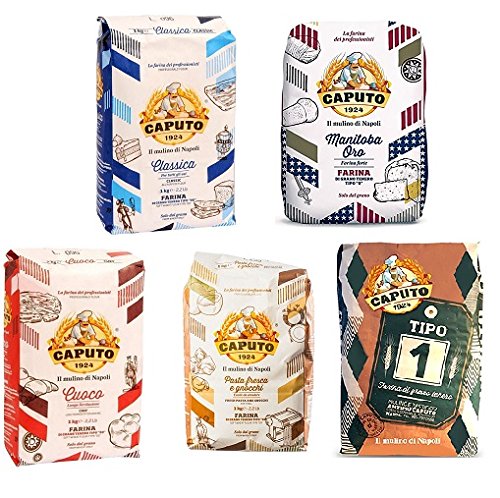 Farina Molino Caputo Testpaket test set Napoli Pizzamehl Pizza Mehl 5x 1kg Farina Molino Caputo Testpaket test set Napoli Pizzamehl Pizza Mehl 5x 1kg von Antimo Caputo