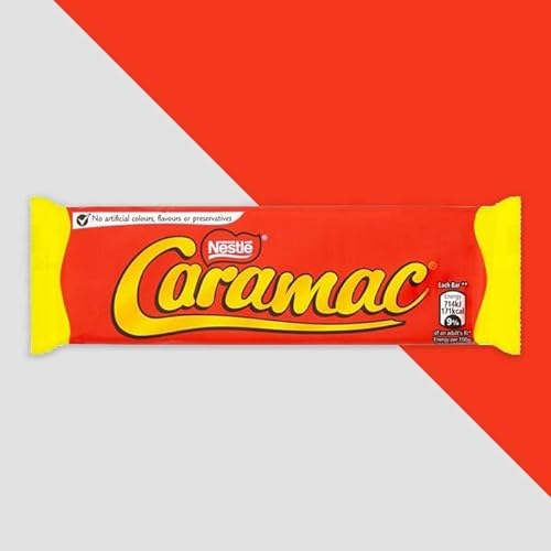 Nestle Caramac Riegel, Karamellgeschmack, Schokolade, 30 g, 6 Stück von Caramac