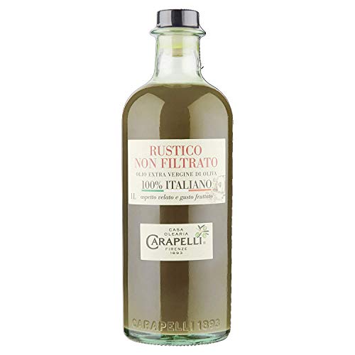 3x Carapelli Non filtrato 1L olio vergine oliva Extra nativ Natives Olivenöl von Carapelli