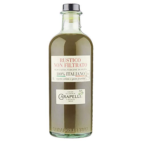 3x Carapelli Non filtrato 1L olio vergine oliva Extra nativ Natives Olivenöl von Carapelli