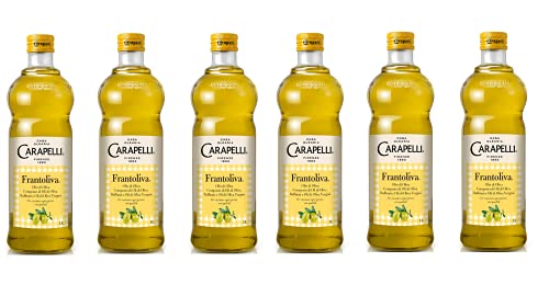 6x Carapelli Frantoliva Olio di Oliva Olivenöl mit Raffinierten und Nativen Olivenölen 1Lt von Carapelli