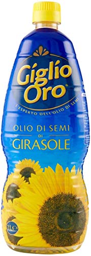 6x Carapelli Giglio oro girasole 1L Sonnenblumenöl aus italien Speiseöl Öl von Carapelli