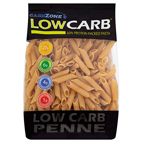 CarbZone Low Carb Protein Nudeln Penne, 2er Pack (2 x 250 g) von CarbZone