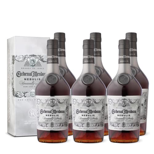 6x Cardenal Mendoza Nebulis Limited Edition Brandy de Jerez 40% vol 0,7 l in Geschenkhülle von Cardenal Mendoza