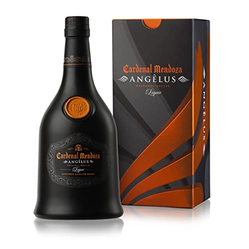 Cardenal Mendoza Angêlus Likör (1 x 0.7 l) 40 % vol., Brandy Liquor der Spitzenklasse, auf Basis des beliebten Cardenal Mendoza Clásico Brandy de Jerez, mit frischen Citrus- und Gewürznoten von Cardenal Mendoza