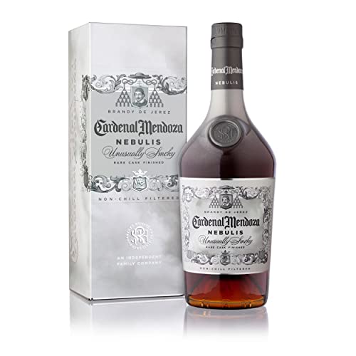 Cardenal Mendoza Nebulis Brandy de Jerez,Rare Cask Finished,(1x0,7l)40Prozent vol-Vielfach prämierter Premium Weinbrand in hochwertiger Geschenkbox,handwerkliches Erzeugnis mit begrenzter Produktion von Cardenal Mendoza