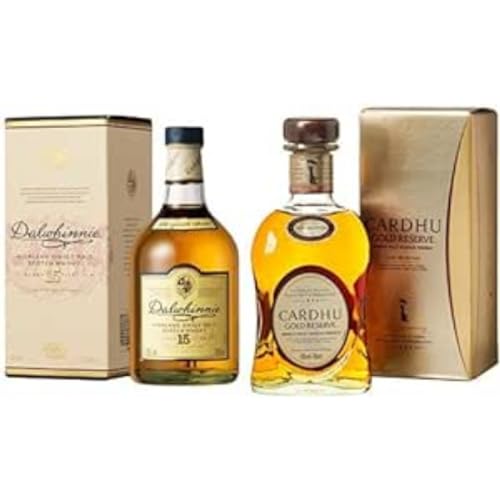 Dalwhinnie Cardhu Gold Reserve | Single Malt Scotch Whisky | mit Geschenkverpackung | Aromatischer Bestseller | handgefertigt in der Speyside | 40% vol | 700ml & Dalwhinnie 15 Jahre von Dalwhinnie