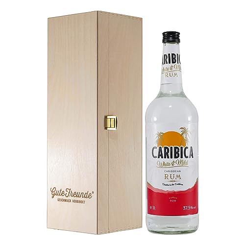 Caribica White & Mild Rum mit Geschenk-Holzkiste Caribica White & Mild Rum mit Geschenk-Holzkiste von Caribica