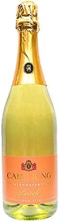 Carl Jung Peach, alkoholfrei 0,75 ltr. Schäumendes Getränk aus alkoholfreiem Wein mit natürlichem Pfirsicharoma von Carl Jung GmbH