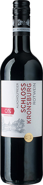 Schloss Kronsburg alkoholfrei Rotwein lieblich 0,75 l von Carl Jung Weinkellerei