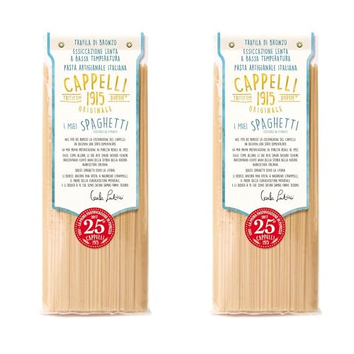 Spaghetti Senatore Cappelli Original 1915 - bronzegezogen, langsam trocknend - historische italienische handwerkliche Pasta - 2x500gr ges. 1 kg von Carla Latini