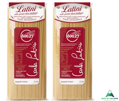 Spaghetti alla Chitarra aus in Italien angebautem und gemahlenem Hartweizen - 2x500g Carla Latini von Carla Latini