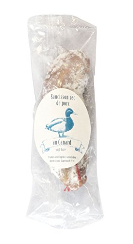 150g Feine Salami mit Ente aus Frankreich / Saucisson de Porc au Canard, luftgetrocknete Entensalami von Carlant