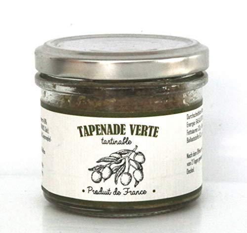 Grüne Tapenade (Olivenpaste) aus Frankreich 100g von Carlant