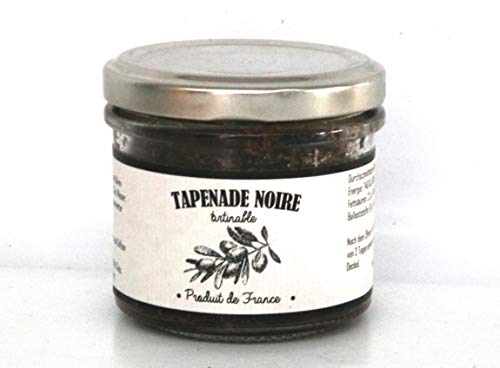 Schwarze Tapenade (Olivenpaste), aus Frankreich 100g. von Carlant