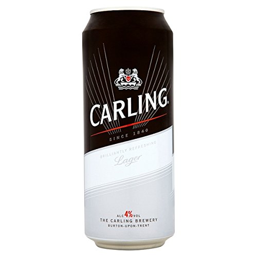 Carling Lager 500ml (Packung mit 24 x 500 ml) von Carling