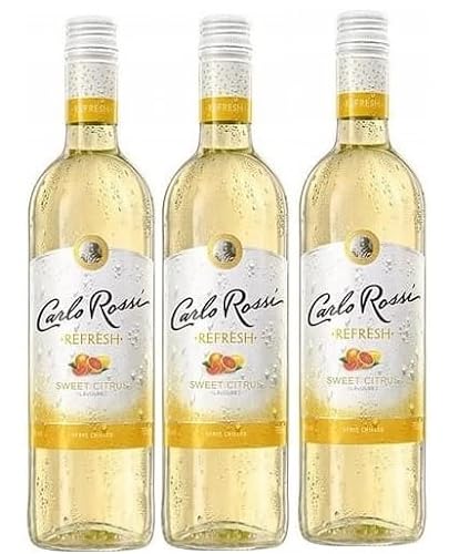 3 Flaschen Carlo Rossi Refresh Sweet Citrus a 0,75 L 10% vol. Weißwein von Carlo Rossi