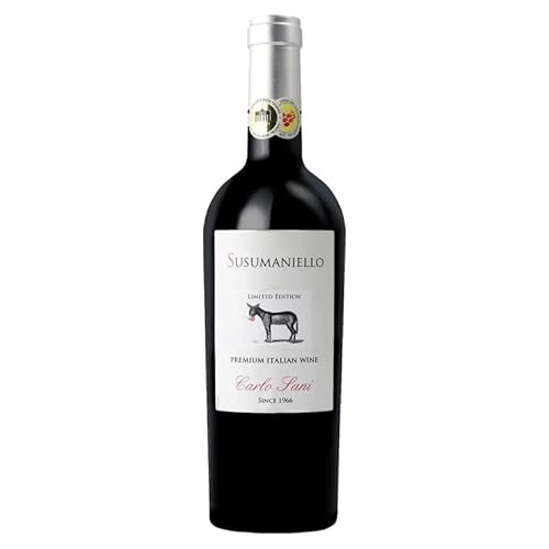 LIMITED EDITION Premium Rotwein Carlo Sani Susumaniello Salento IGT 2021 15% vol. 0,75L aus Apulien von Carlo Sani