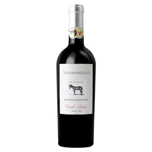 LIMITED EDITION Premium Rotwein Carlo Sani Susumaniello Salento IGT 2021 15% vol. 0,75L aus Apulien von Carlo Sani