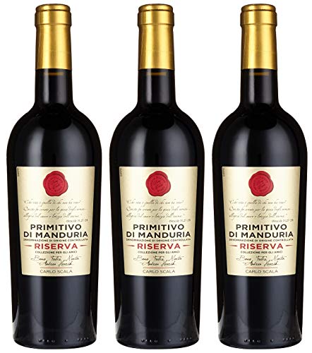 Carlo Scala Riserva Primitivo di Manduria DOC trocken (3 x 0.75 l) von Carlo Scala