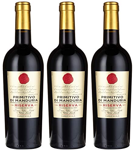 Carlo Scala Primitivo di Manduria DOC Riserva / trocken (3 x 0.75 l) von Carlo Scala