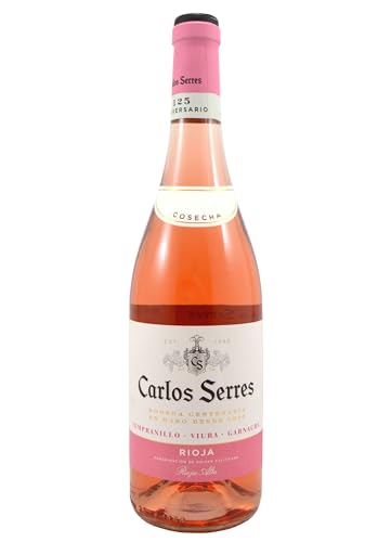 Carlos Serres Tempranillo Viura Garnacha Rosé Rioja DOC 2024 13,5% Vol. 0,75l von Carlos Serres