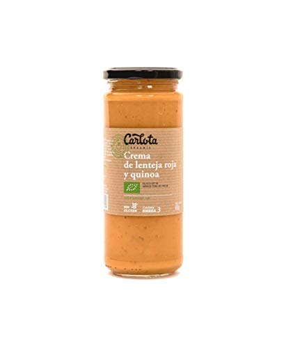 Carlota Organic Crema De Lenteja Roja y Quinoa 450g Carlota Organic Crema De Lenteja Roja y Quinoa 450g von Carlota Organic