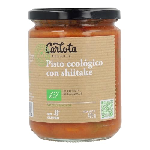 3 x PISTO ECOLÓGICO CON SHIITAKE 425gr Carlota Organic (Incluye 3 tarros) von Carlota organic