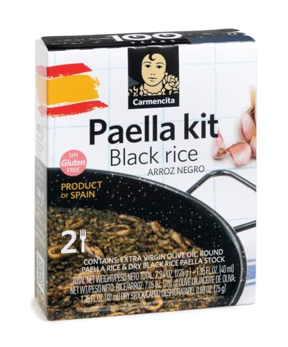 Carmencita, Paella-Set mit Safran, 256 g, Schwarz von Carmencita